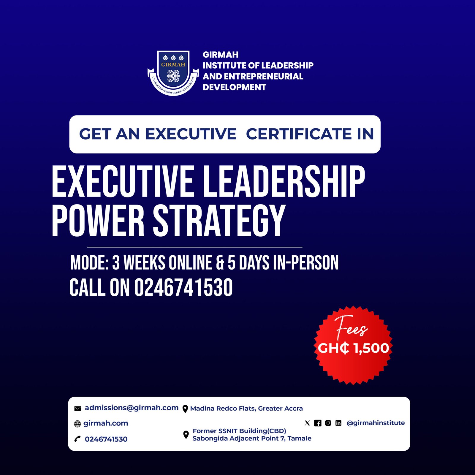 Executive Leadership Power Program